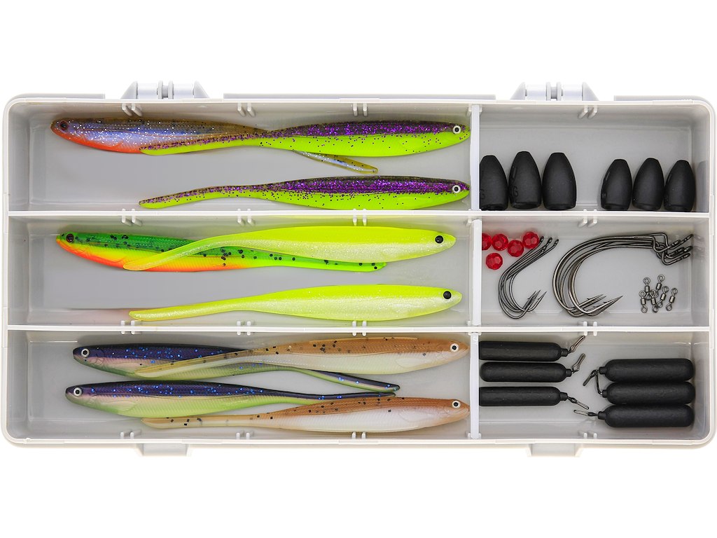 ZANDER BOX DROPSHOT + TEXAS & CAROLINA