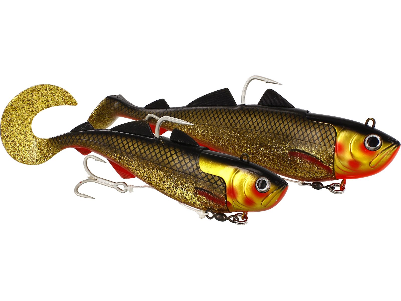Westin Crazy Daisy Esca In Gomma 18 Cm 180 G Per Pesca In Mare – Merluzzo E Ippoglosso, Colore Glow Gadus, Con Testa Jig E Ganci 7/0